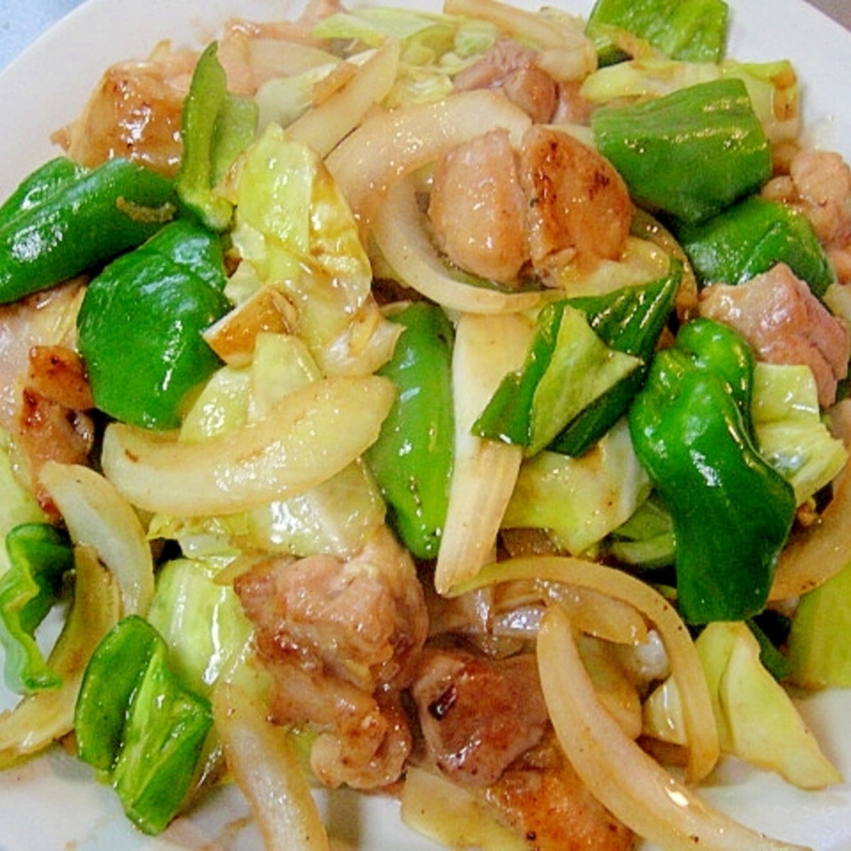 鶏もも肉とキャベツピーマンの中華炒め レシピ 作り方 By Mint74 楽天レシピ 鶏もも肉とキャベツピーマンの中華炒め レシピ 作り方 By Mint74 楽天レシピ